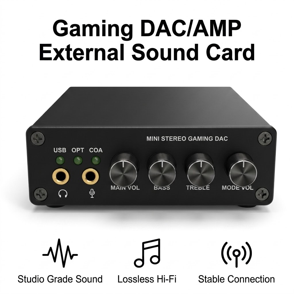 Pc Gaming Ps5 - Mini Gaming DAC Headphone Amplifier External