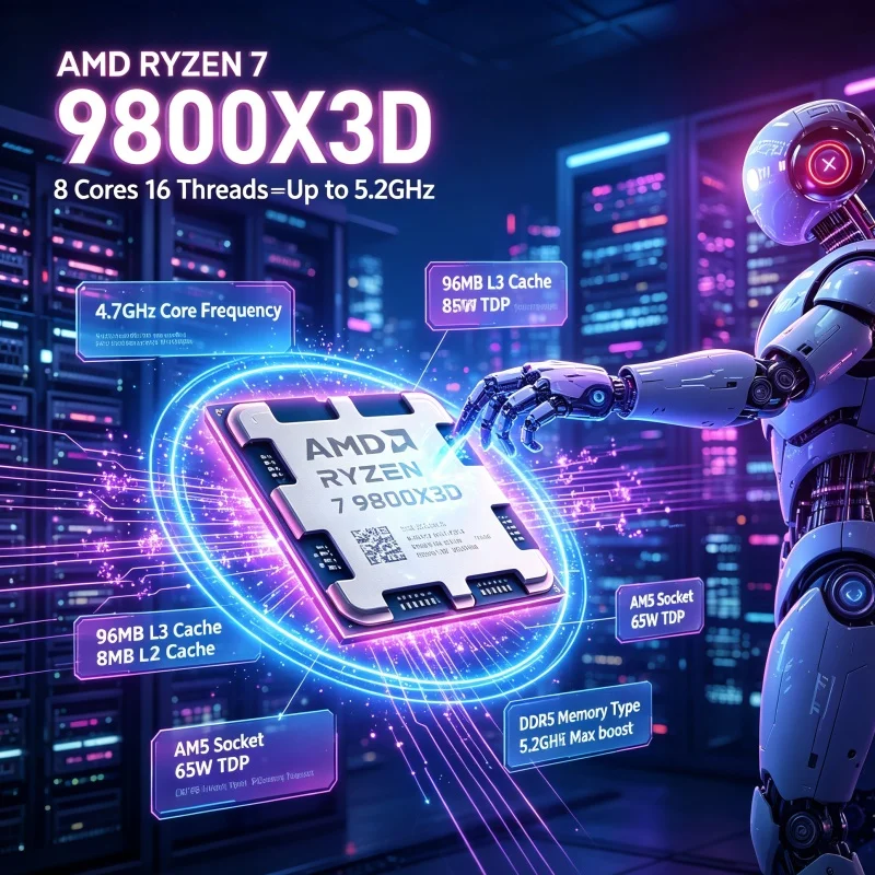 Pc Gaming Ryzen 7 - AMD Ryzen 7 9800X3D Content Creation