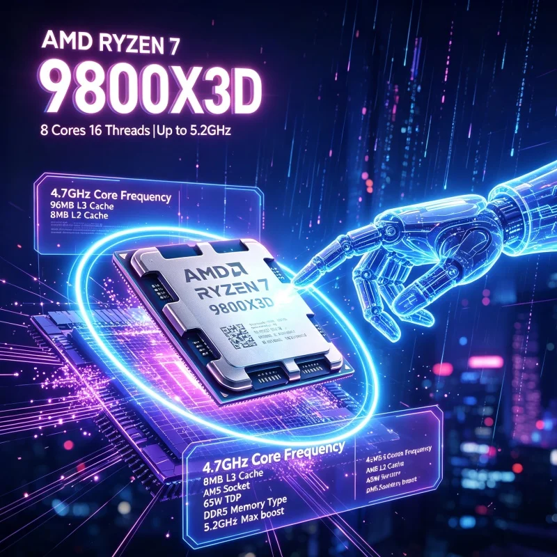 Pc Gaming Ryzen 7 - AMD Ryzen 7 9800X3D AM5 Gaming