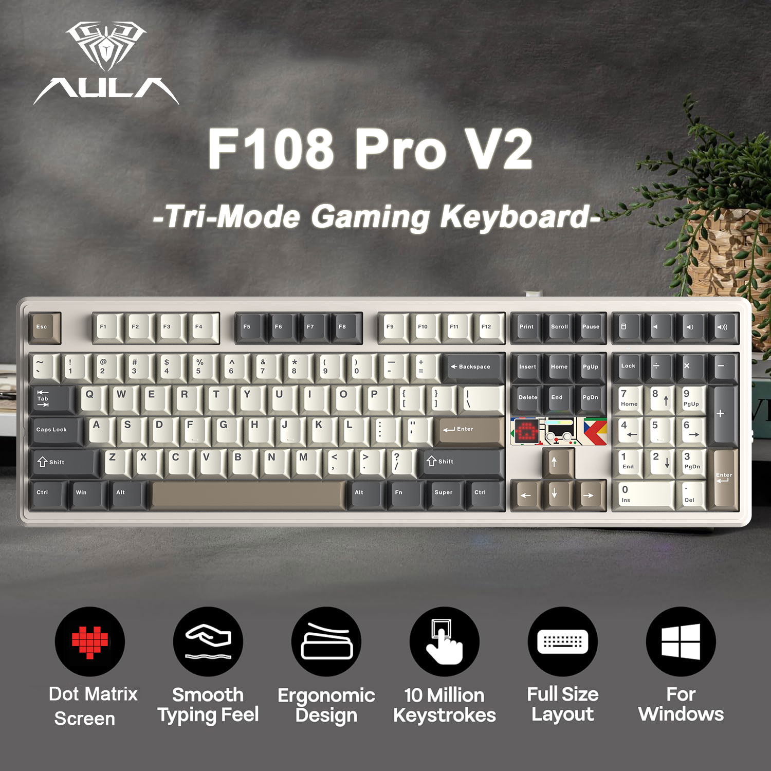 AULA F108 Pro V2 100% Layout M - Pc Gaming Uk review and price