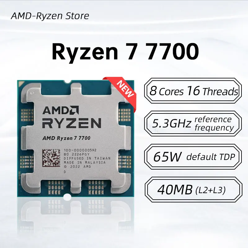 New AMD Ryzen 7 7700 Processor - Pc Gaming Ryzen 7 review and price