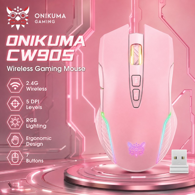 ONIKUMA CW905 Wireless/Wire Ga - Pc Gaming X3D review and price