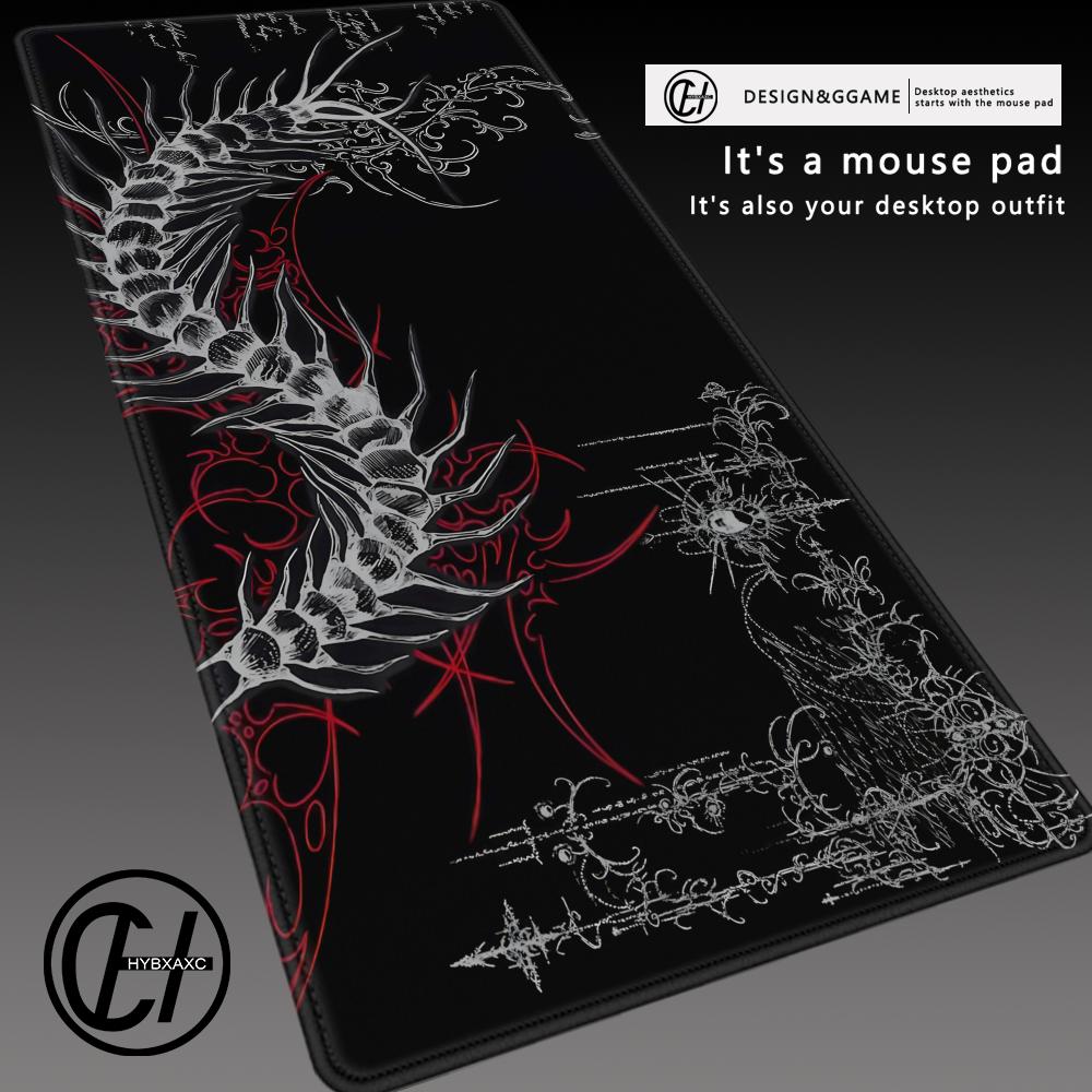 Black White Gothic Mouse Pad L - Pc Gaming White review and price