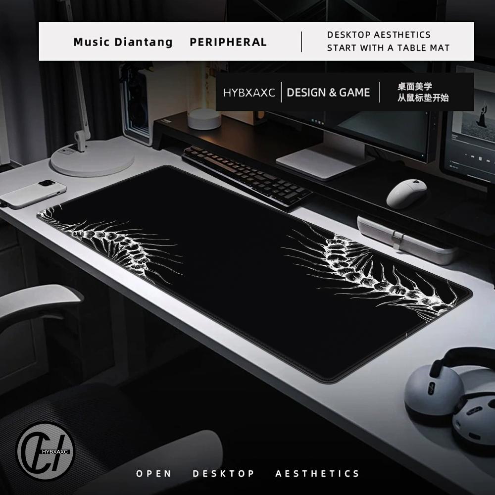 Black White Gothic Mouse Pad L - Pc Gaming White review and price