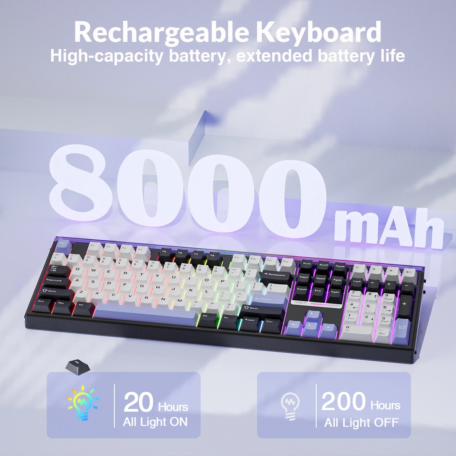 AULA H108 Tri‑Mode Mechanical  - Pc Gaming Uk review and price