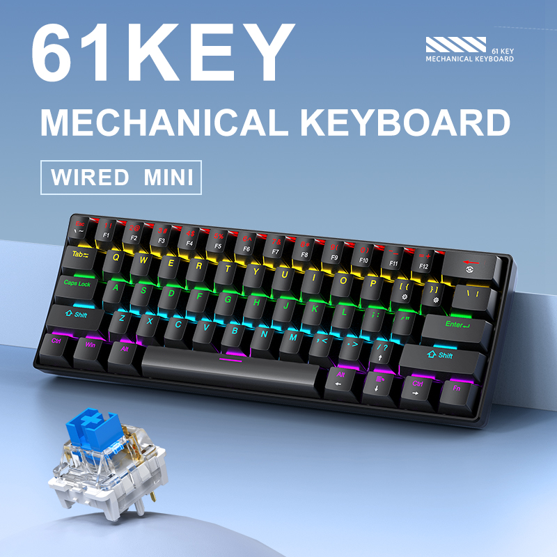 APAYADO K61 Wired Mechanical G - Pc Gaming Uk review and price