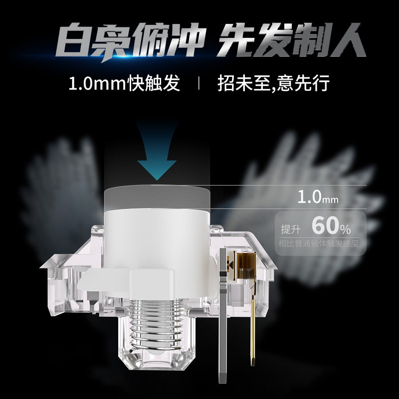 Kailh Choc White Owl Switch Mi - Pc Gaming White review and price