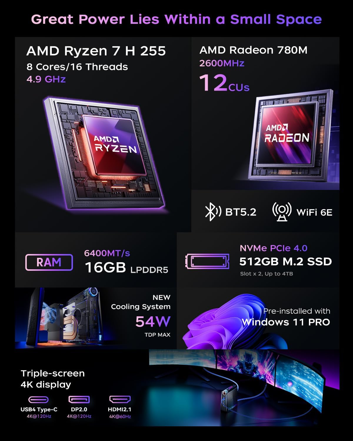 KAMRUI Gaming Mini PC Ryzen 7  - Pc Gaming Ryzen 7 review and price