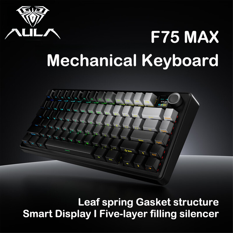AULA F75 MAX 75% Tri-Mode Mech - Pc Gaming Uk review and price