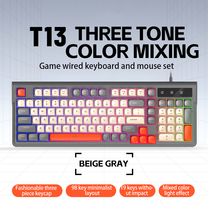 New T13 Wired Gaming Keyboard  - Anti-Ghosting Keyboard review and price