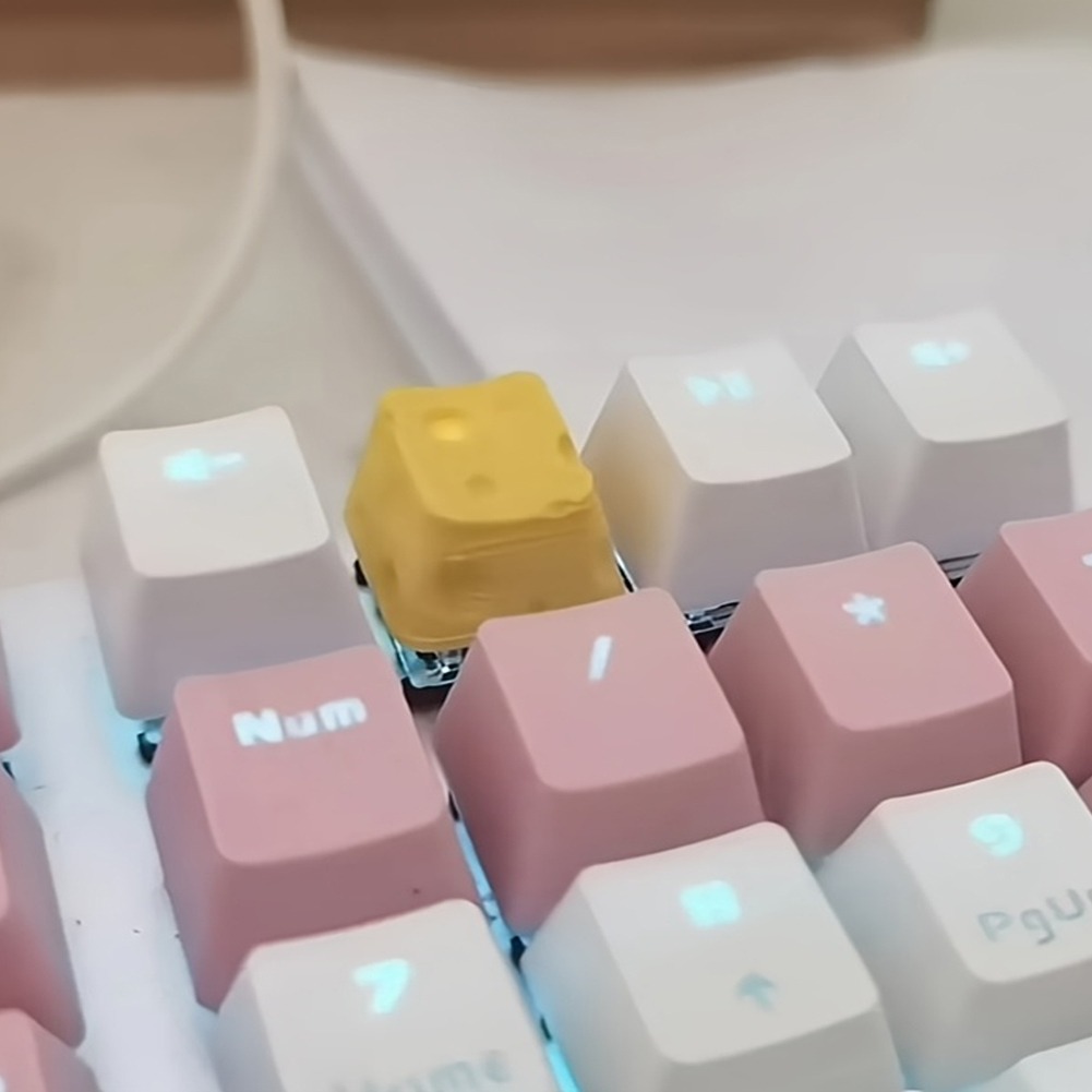 3D Printed Cheese Keycap Cute  - Pc Gaming X3D review and price
