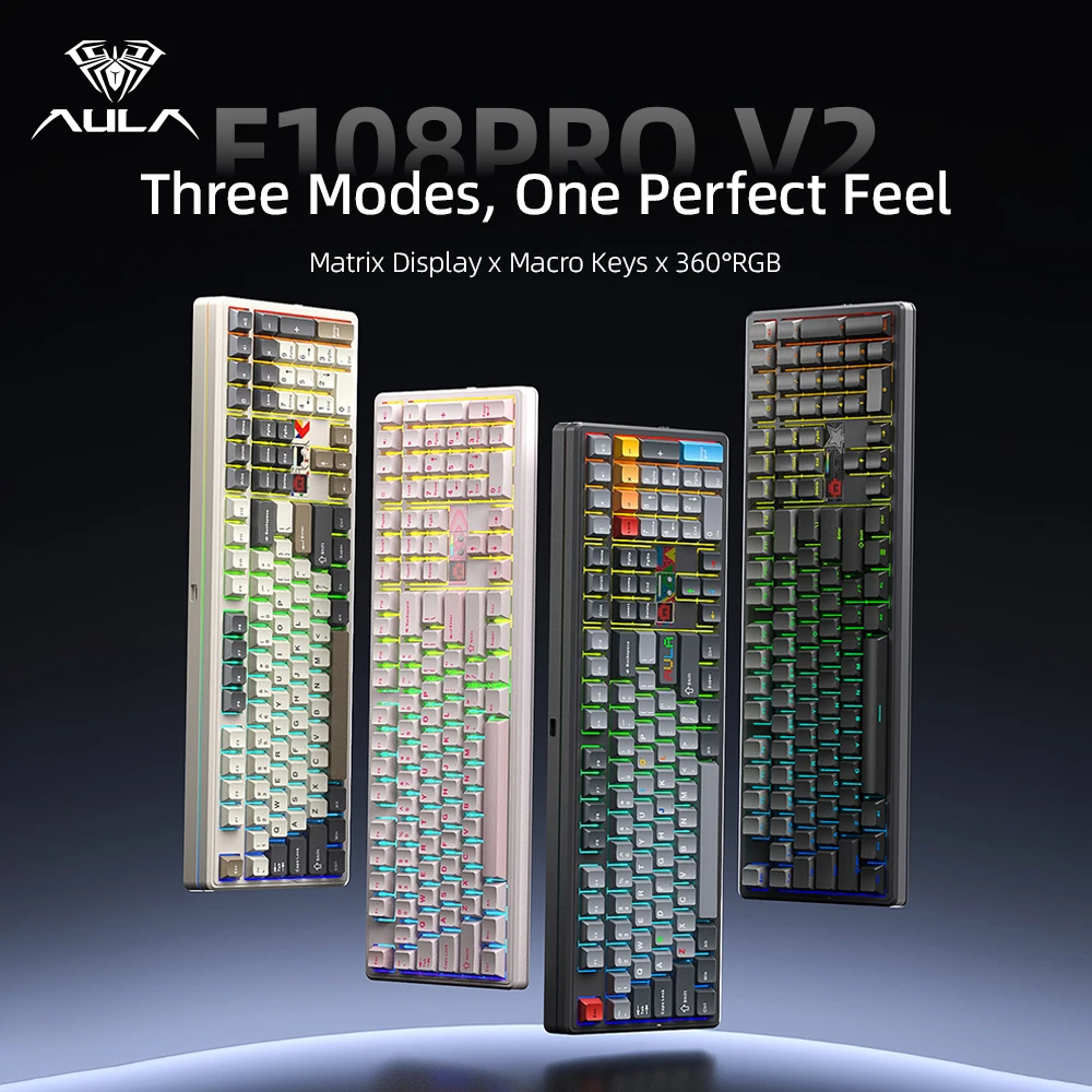 AULA F108 Pro V2 Mechanical Ke - Pc Gaming Uk review and price