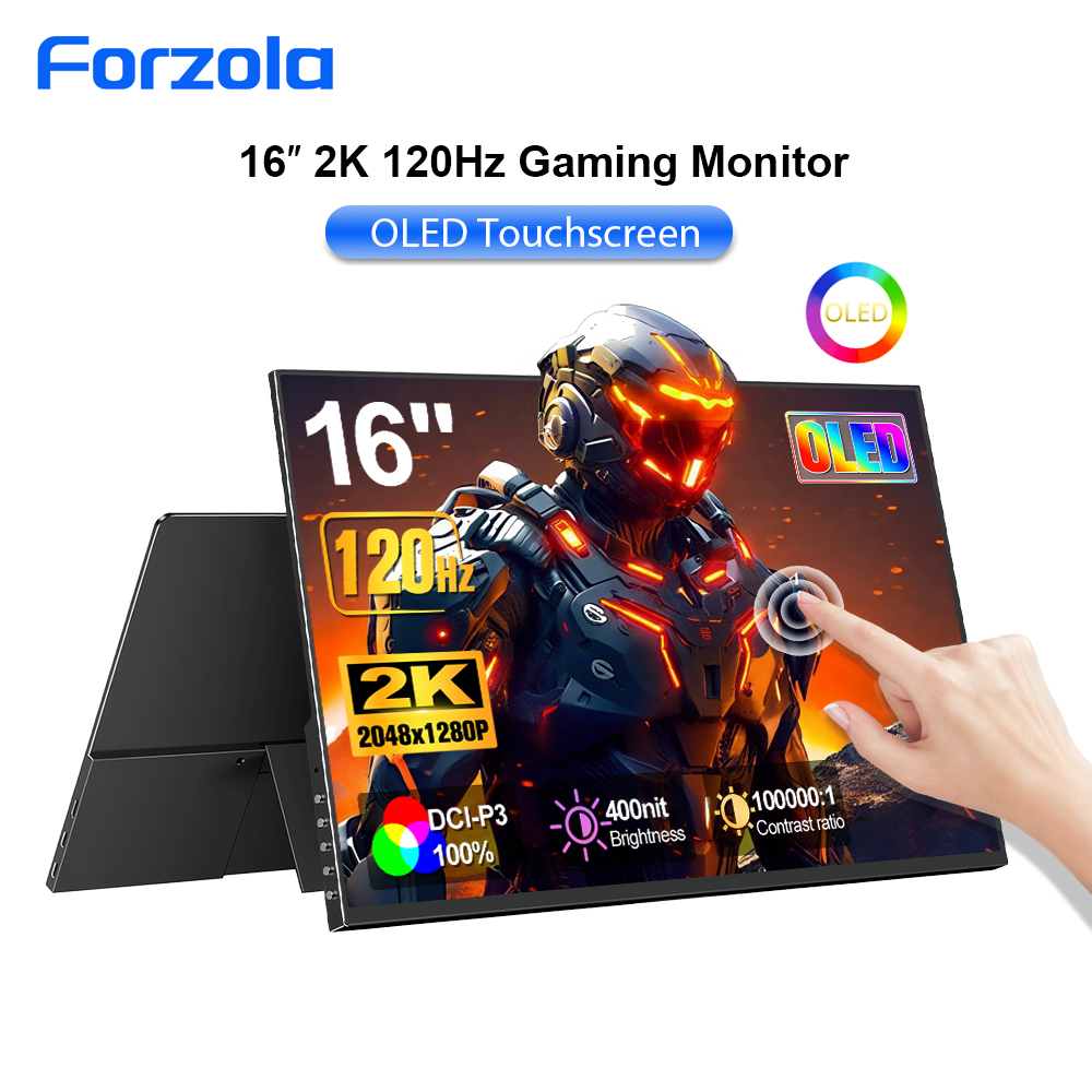 FORZOLA 2K OLED Touch Monitor  - Pc Gaming Ps5 review and price